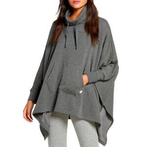 UGG Charlynne Fleece-Lined Poncho Sweater Sweatshirt